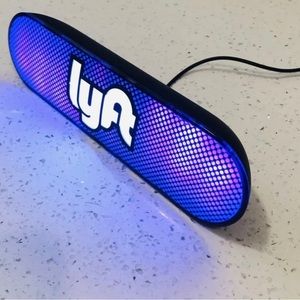 Lyft Amp LED Display Light Up Dash AT-1790 Tested Working -No Charger
